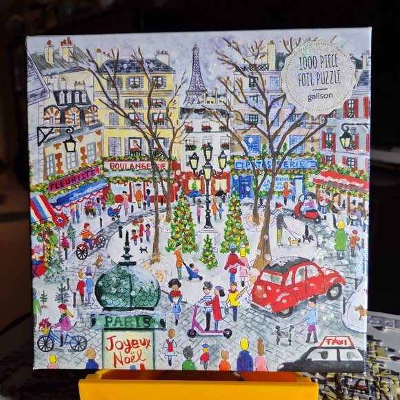 Galison Other - 1000 Piece "Christmas in Paris" Foil Jigsaw Puzzle